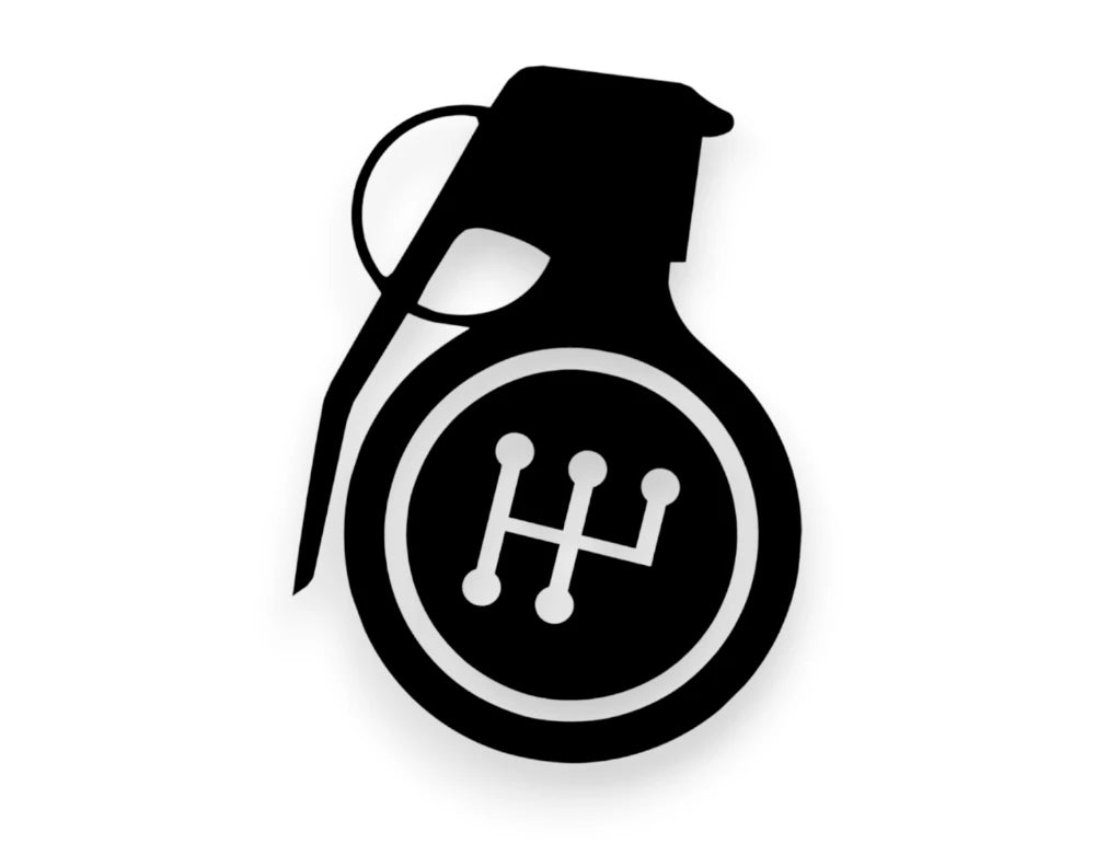 Grenade Shift Sticker - Window Decal - STICKERNERD.COM