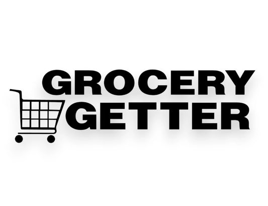Grocery Getter Sticker - Funny Decal - STICKERNERD.COM