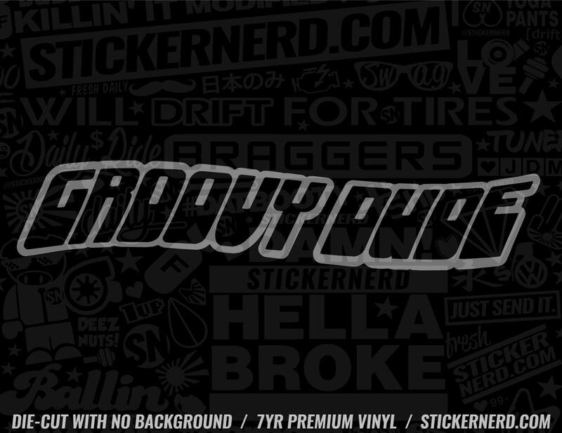 Groovy Dude Sticker - Decal - STICKERNERD.COM