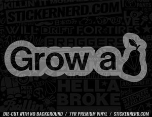 Grow A Pear Sticker - Decal - STICKERNERD.COM