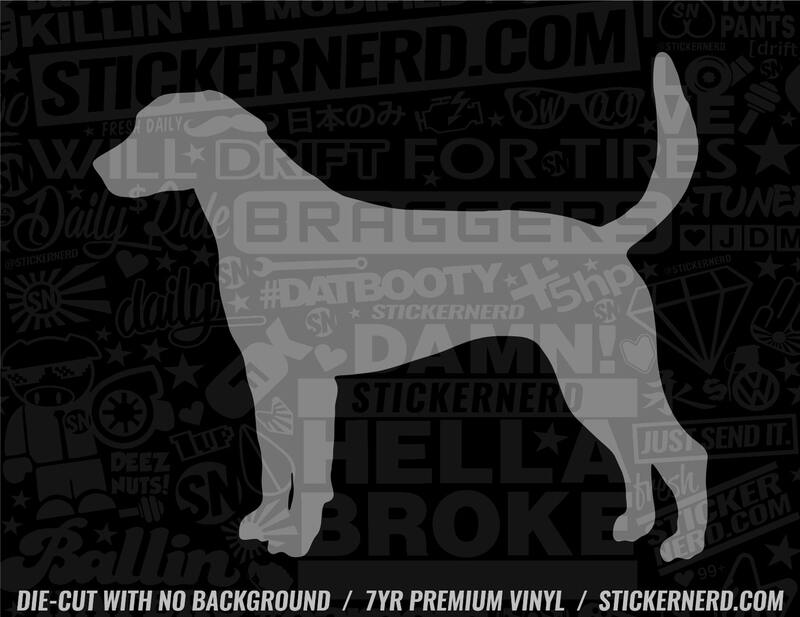 Harrier Dog Sticker - Decal - STICKERNERD.COM