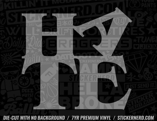 Hate Sticker - Decal - STICKERNERD.COM