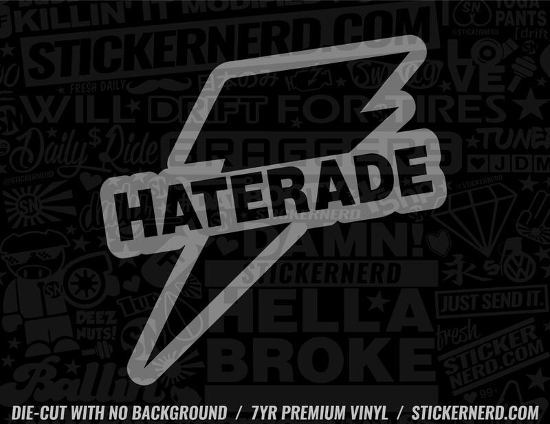 Hater Sticker - Decal - STICKERNERD.COM