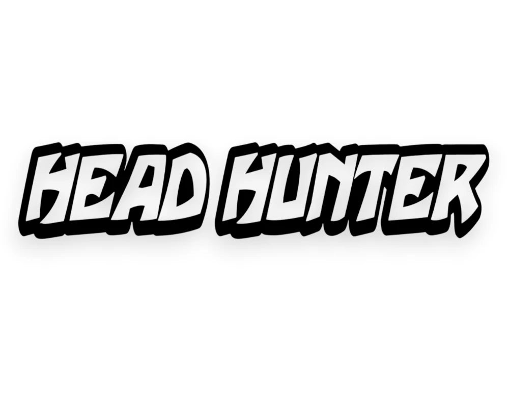 Head Hunter Sticker - Window Decal - STICKERNERD.COM