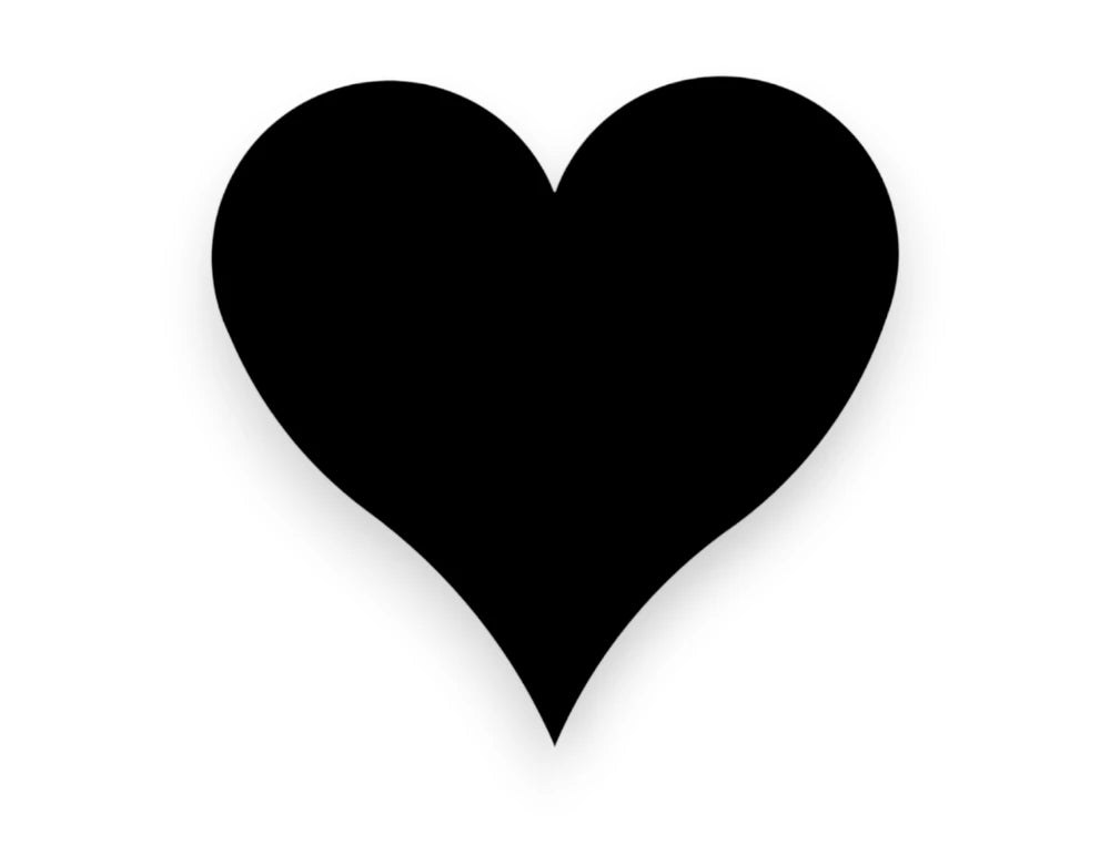 Heart Sticker - Decal - STICKERNERD.COM