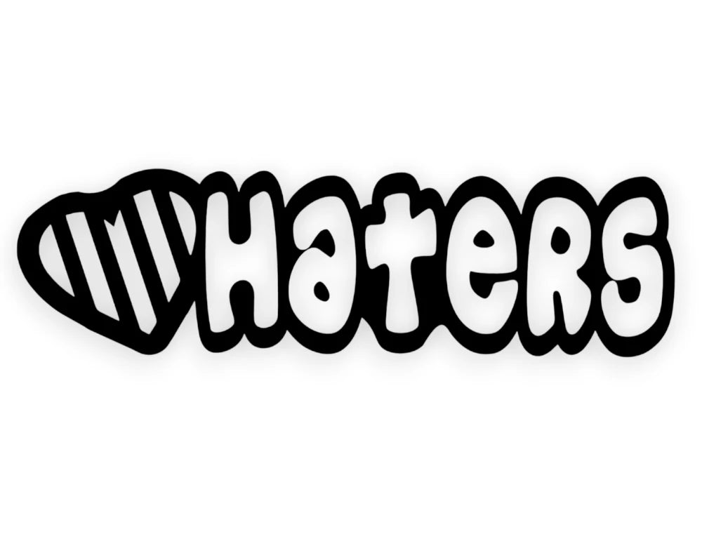 Heart Haters Sticker - Decal - STICKERNERD.COM