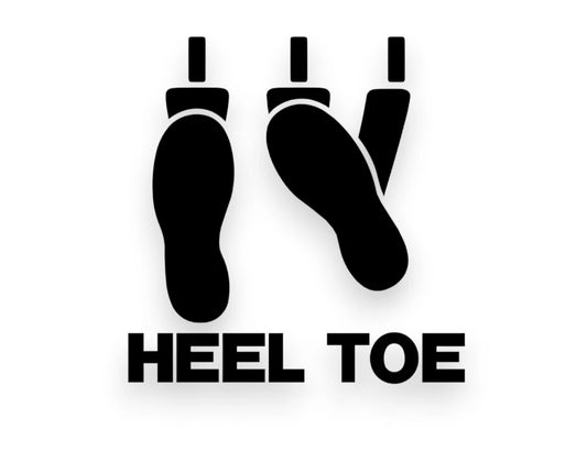 Heel Toe Sticker - Decal - STICKERNERD.COM