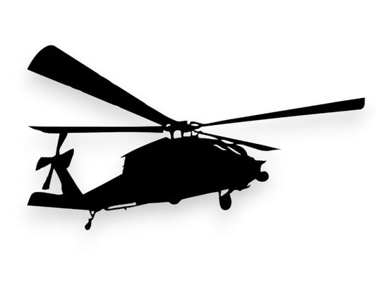 Helicopter Sticker - Decal - STICKERNERD.COM
