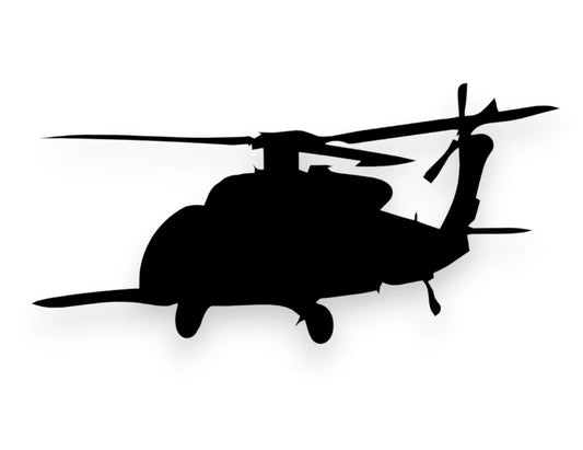 Helicopter Sticker - Window Decal - STICKERNERD.COM