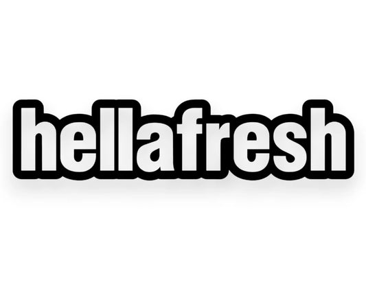 HellaFresh Sticker - Window Decal - STICKERNERD.COM