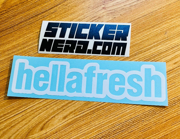 HellaFresh Sticker - STICKERNERD.COM