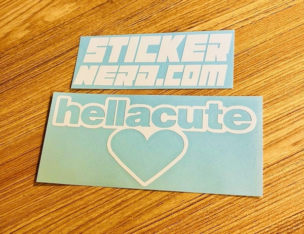 Hella Cute Heart Sticker - STICKERNERD.COM
