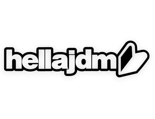 Hella JDM Sticker - Window Decal - STICKERNERD.COM