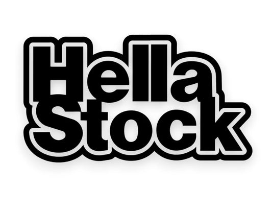 Hella Stock Sticker - Decal - STICKERNERD.COM