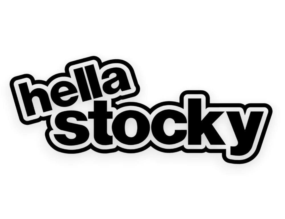 Hella Stocky Sticker - Window Decal - STICKERNERD.COM