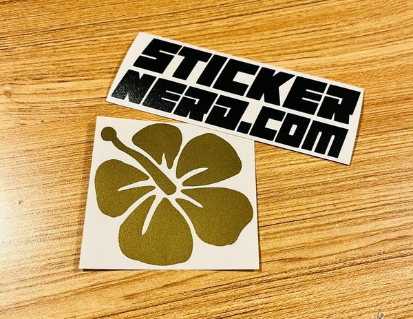 Hibiscus Flower Sticker - STICKERNERD.COM