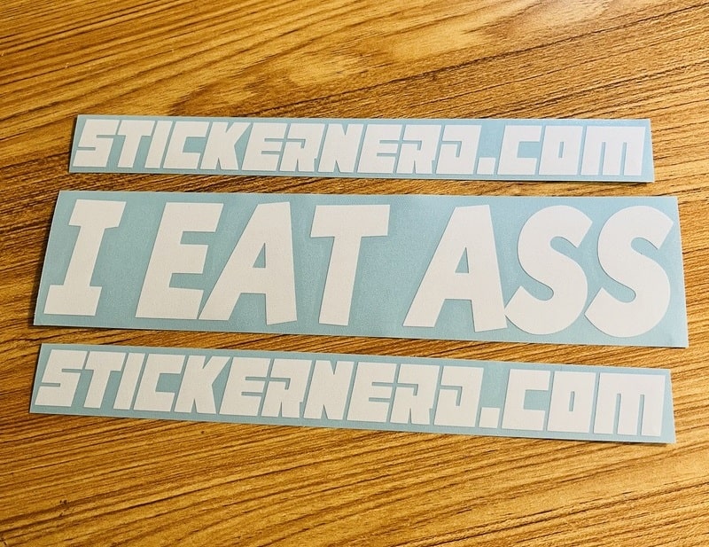 Eat Dis Sticker Truck Stickers & Decals - Durable Vinyl Graphics - StickerNerd.com