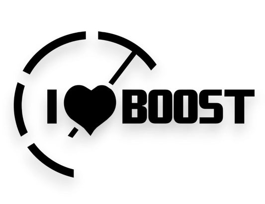 I Heart Boost Sticker - Decal - STICKERNERD.COM