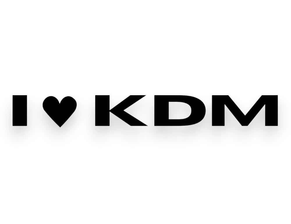 I Heart KDM Sticker - Window Decal - STICKERNERD.COM
