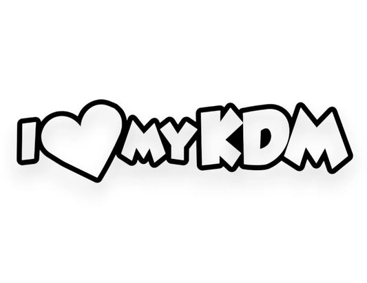 I Heart My KDM Sticker - Decal - STICKERNERD.COM