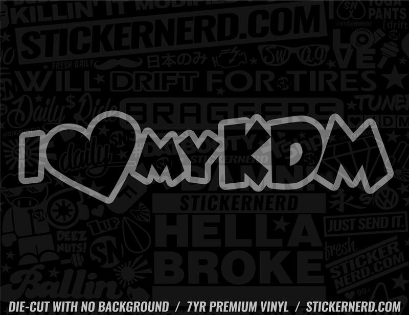 I Heart My KDM Sticker - Decal - STICKERNERD.COM