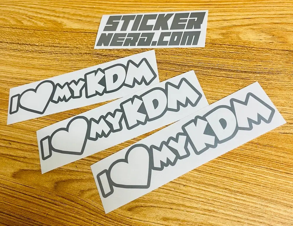 I Heart My KDM Decal - Vinyl Sticker