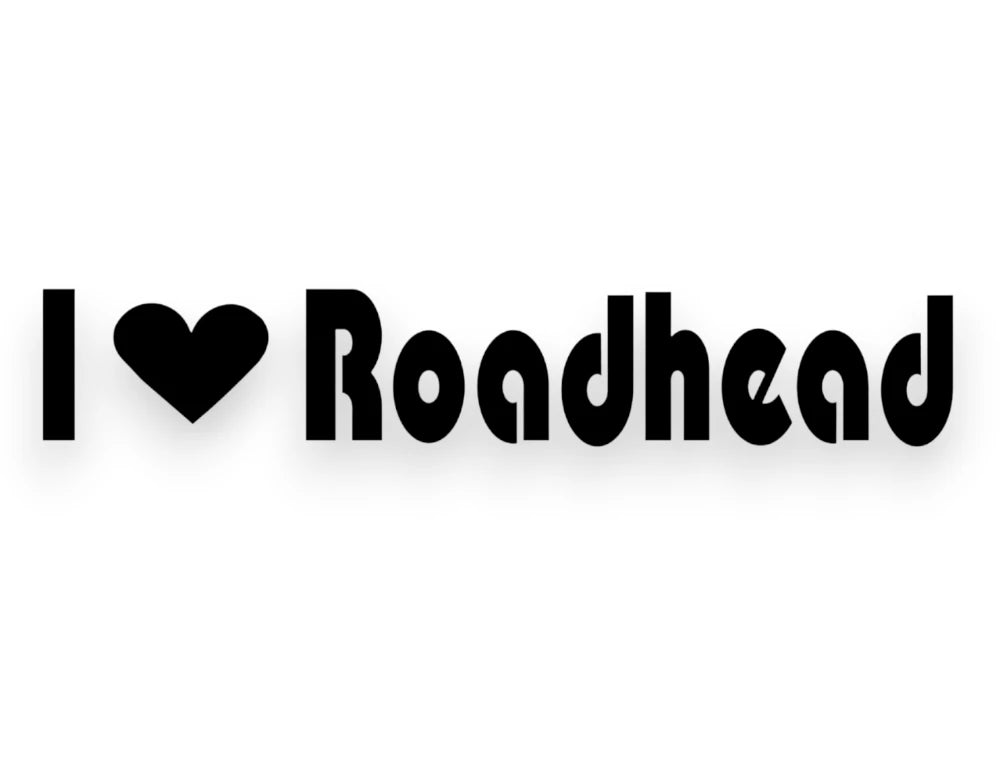 I Heart Road Head Sticker - Window Decal - STICKERNERD.COM