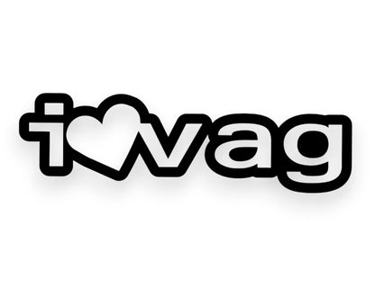 I Heart Vag Euro Sticker - Decal - STICKERNERD.COM