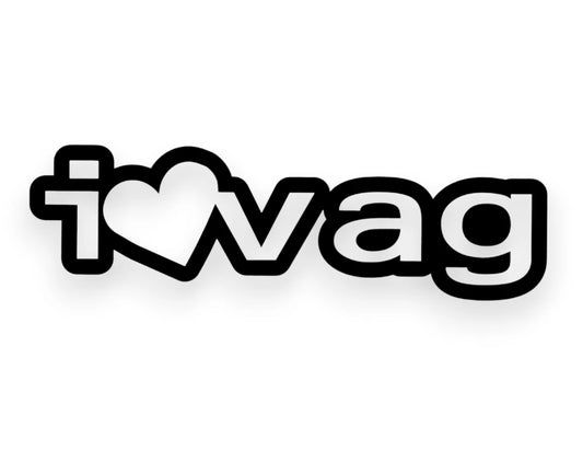 I Heart Vag Euro Sticker - Decal - STICKERNERD.COM