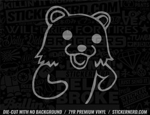 Bear Sticker - Window Decal - STICKERNERD.COM