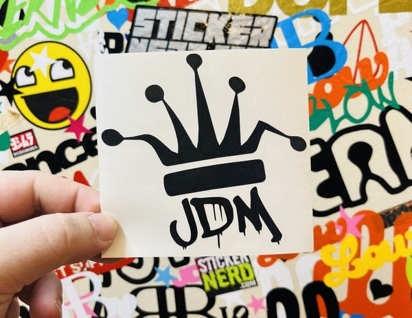 JDM Crown Decal - STICKERNERD.COM