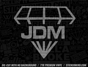 JDM Diamond Sticker - Window Decal - STICKERNERD.COM