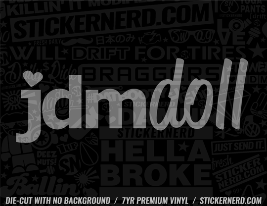 JDM Doll Sticker - Decal - STICKERNERD.COM