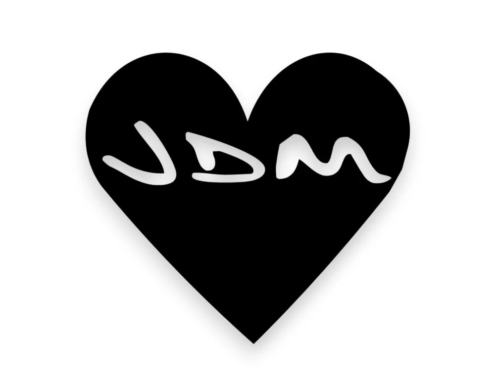 JDM Heart Sticker - Decal - STICKERNERD.COM