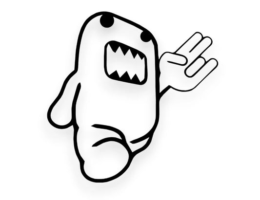 JDM Mascot Shocker Sticker - Window Decal - STICKERNERD.COM