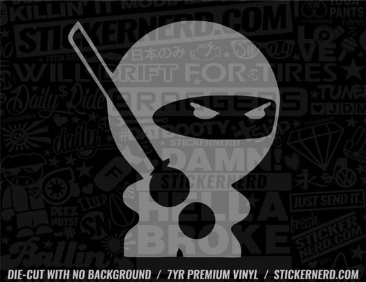 Ninja Sticker - Window Decal - STICKERNERD.COM