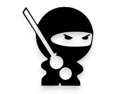 Jdm Ninja Sticker - Window Decal - STICKERNERD.COM