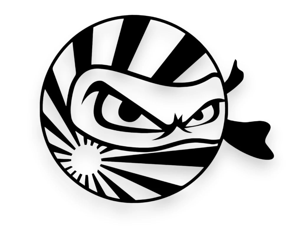 Ninja Sticker - Window Decal - STICKERNERD.COM