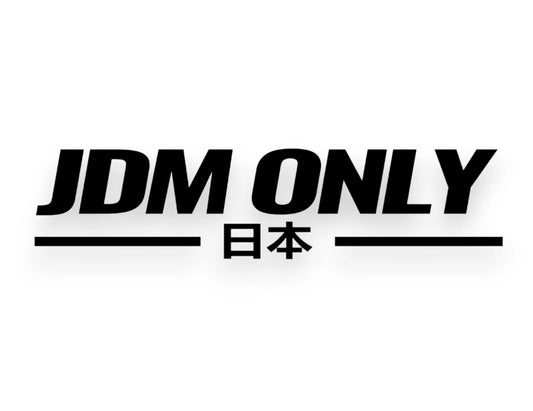 JDM Only Sticker - Window Decal - STICKERNERD.COM