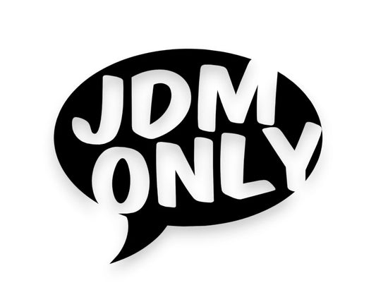 JDM Only Sticker - Window Decal - STICKERNERD.COM