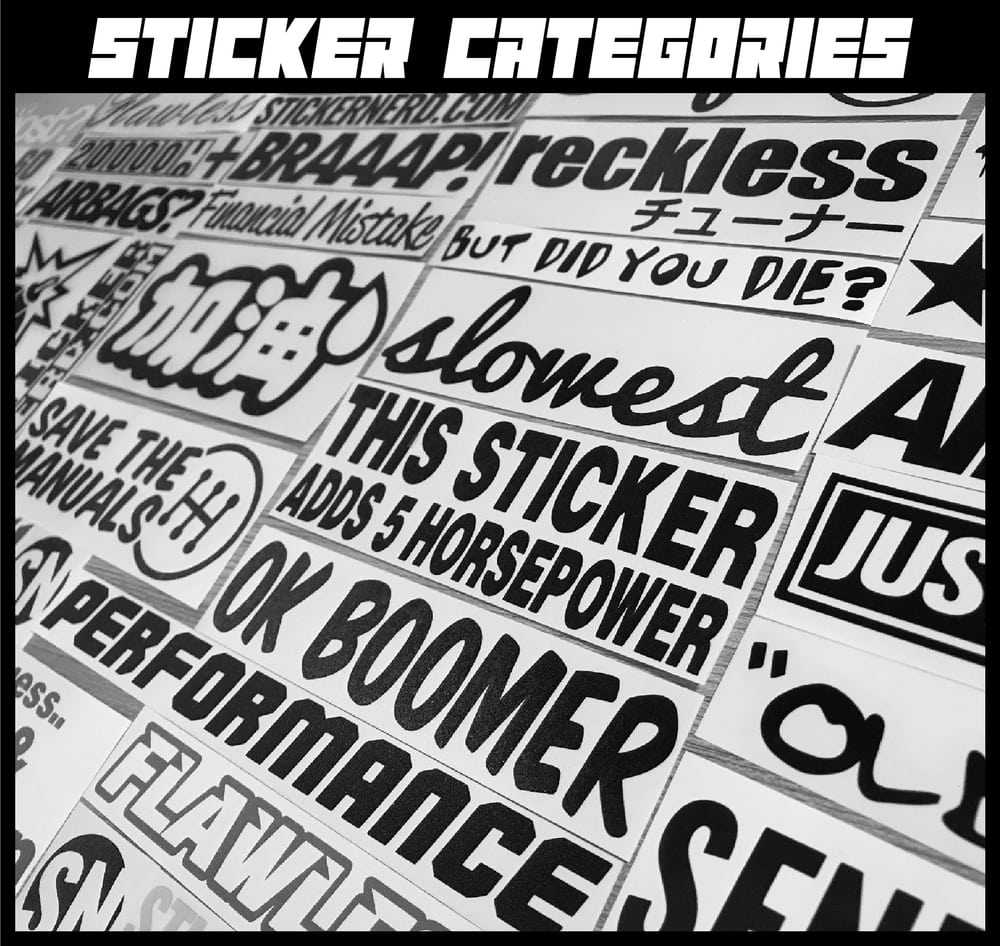 CUSTOM WINDSHIELD STICKERS - FUNNY KDM JDM DECALS CAR BANNERS