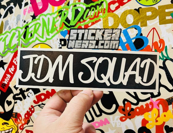 JDM Squad Sticker - Decal - STICKERNERD.COM