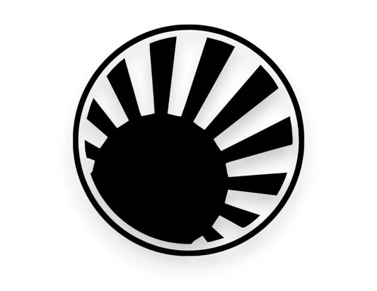 Japan Flag Circle JDM Sticker - Decal - STICKERNERD.COM