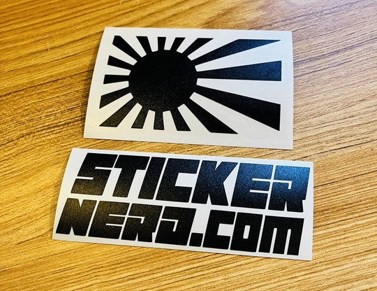 Japan Flag Rising Sun Sticker - Decal - STICKERNERD.COM