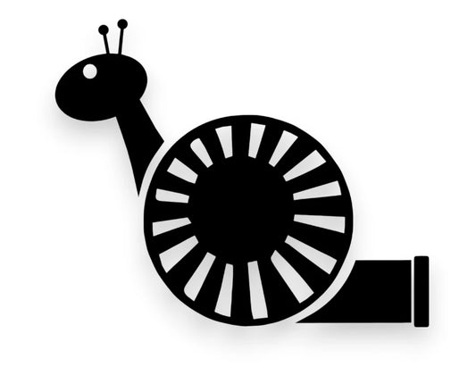 Japan Flag Snail Sticker - Window Decal - STICKERNERD.COM