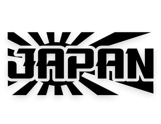 Japan Flag Sticker - Window Decal - STICKERNERD.COM