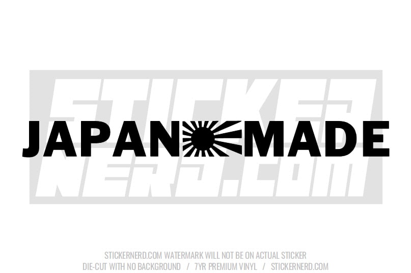 Japan Made JDM Windshield Sticker