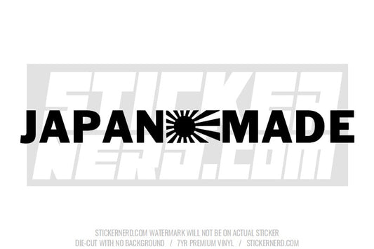 Japan Made JDM Windshield Sticker