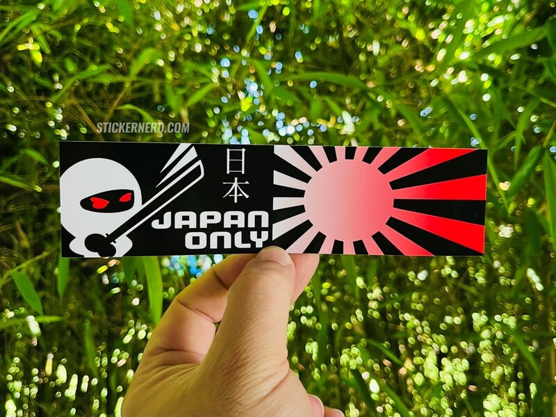 Japan Jacket Sticker Japan Only Printed Sticker - SLAPS - WINDOW STICKERS - JDM CAR DECALS ...