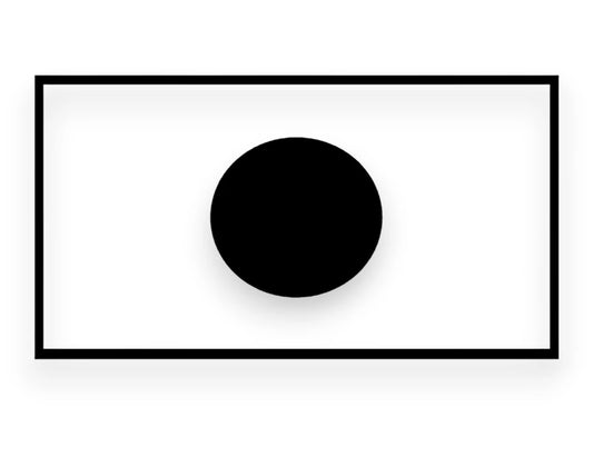 Japanese Flag Sticker - Japan Window Decal - STICKERNERD.COM